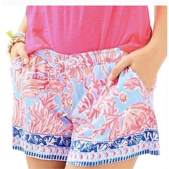 $84 NWT Lilly Pulitzer Katia 5” shorts size small - Picture 1 of 5